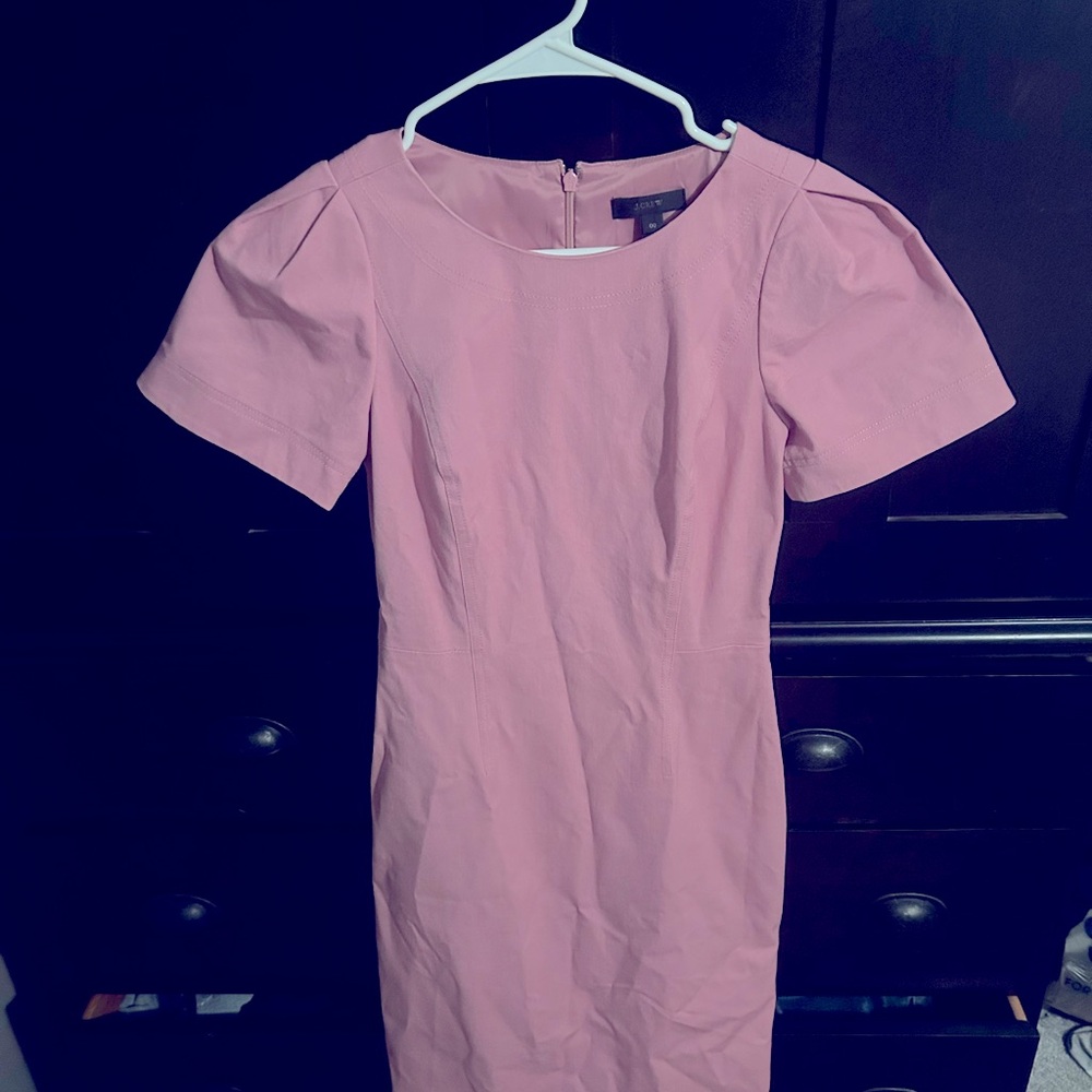 JCREW pink dress new with tags size XS